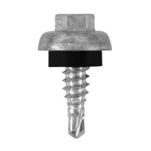 Premium One-Piece Metal Panel Sealer Lap Screws Self-Drilling (100 pk)