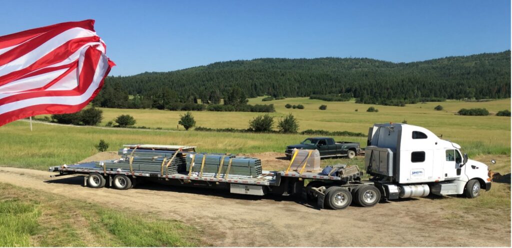 Steel Building Truck